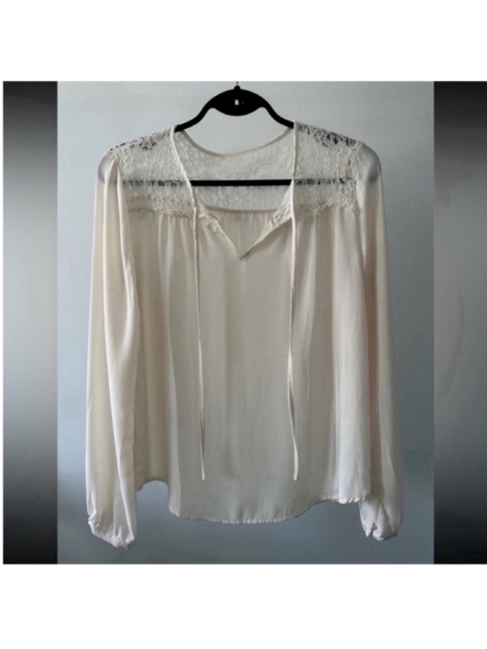 Forever 21 cream blouse